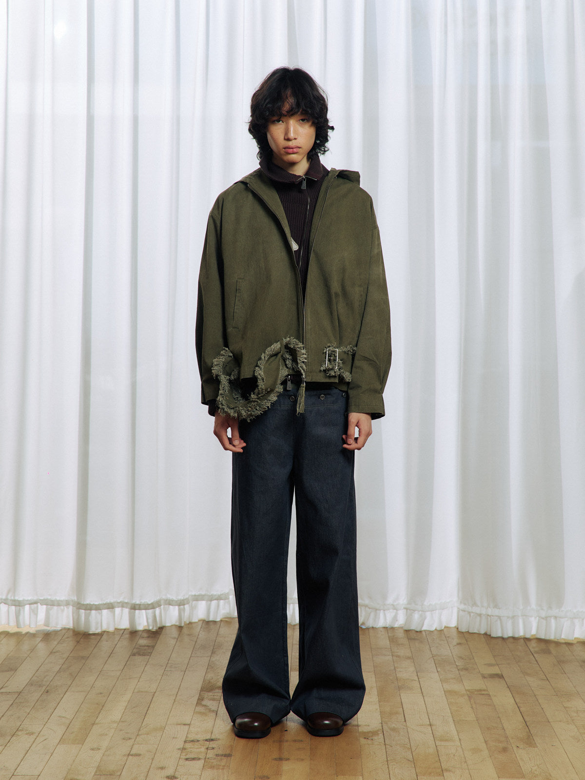 Tassel Large Hooded Jacket