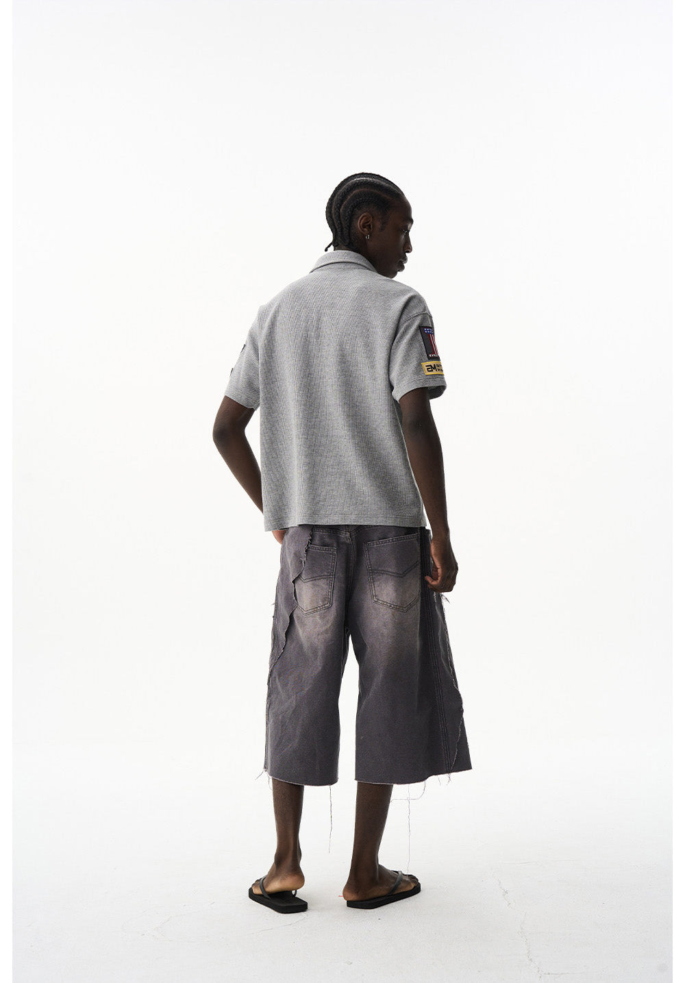 Waffle Badge Polo Shirt