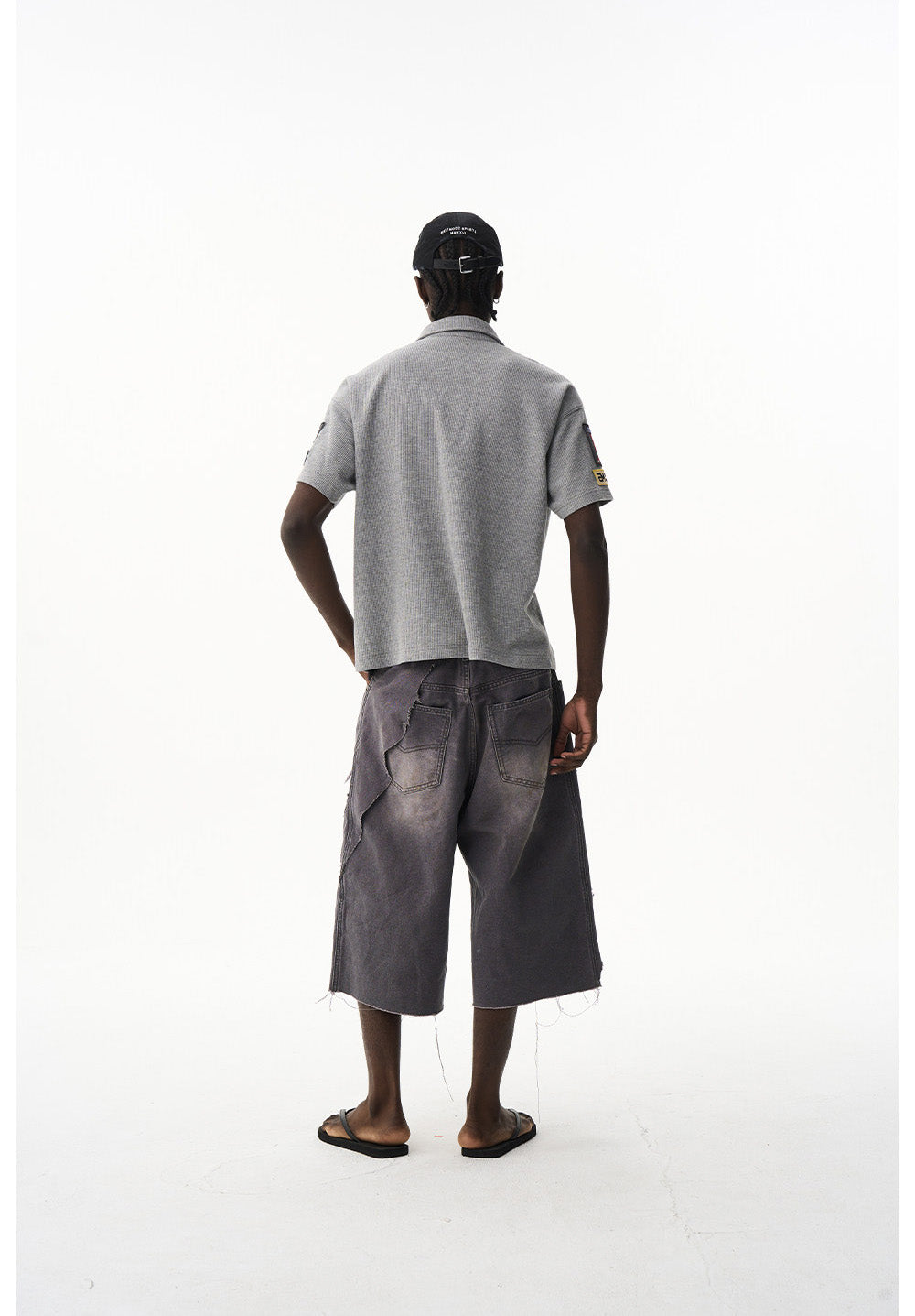 Waffle Badge Polo Shirt