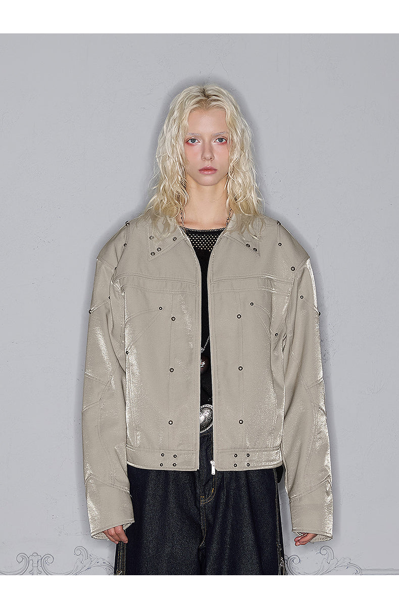 Split Shoulder Short Jacket