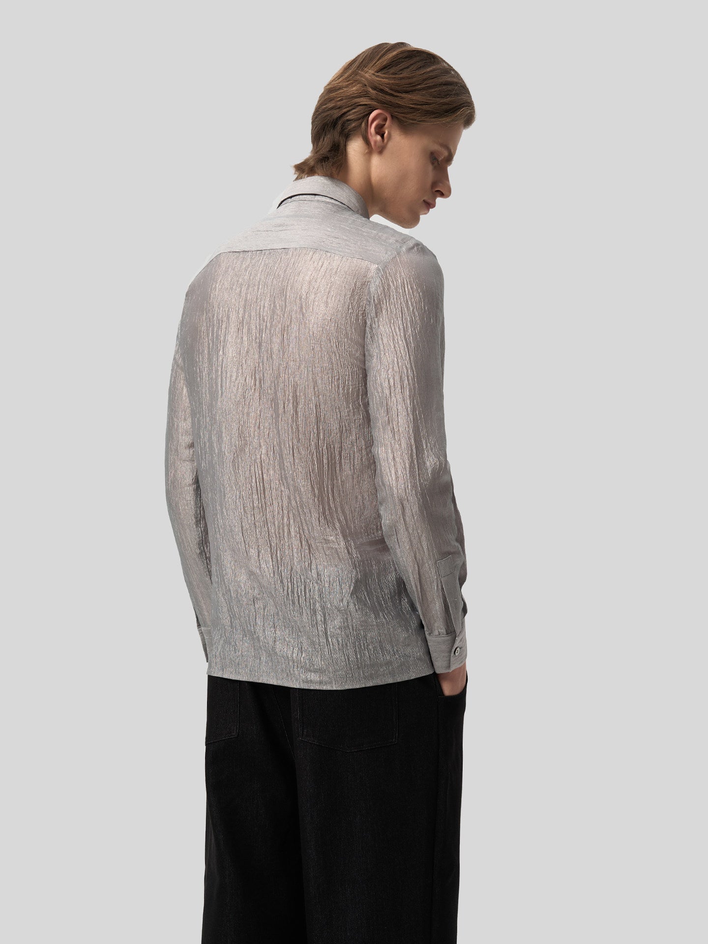 Foldable Ribbon Shirt with Sun Protection