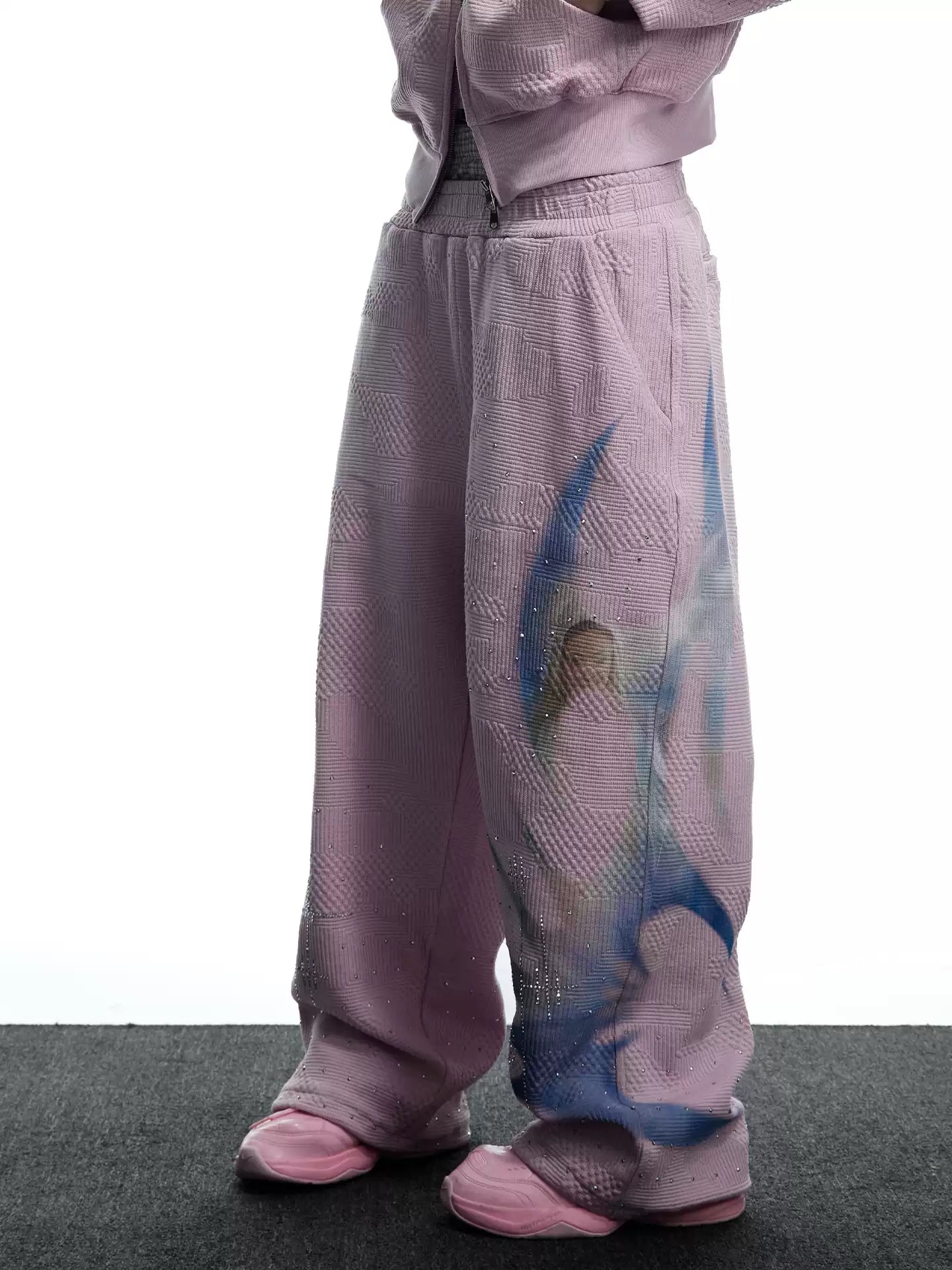 Custom Fabric Double-Waist Sweatpants