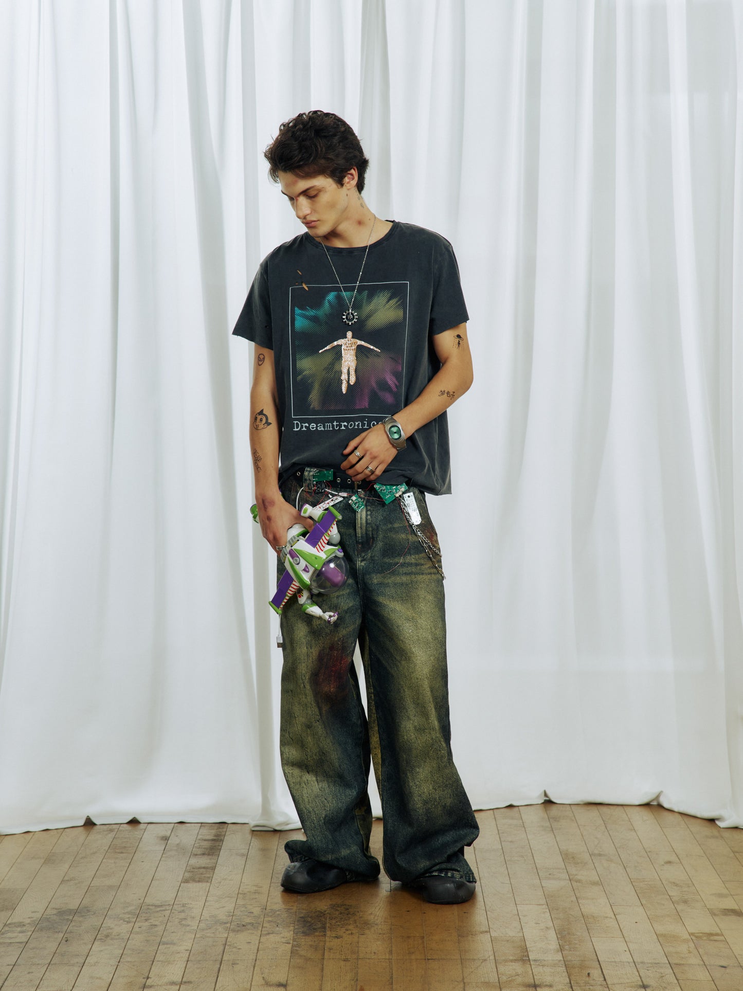 Glitter-Print T-Shirt
