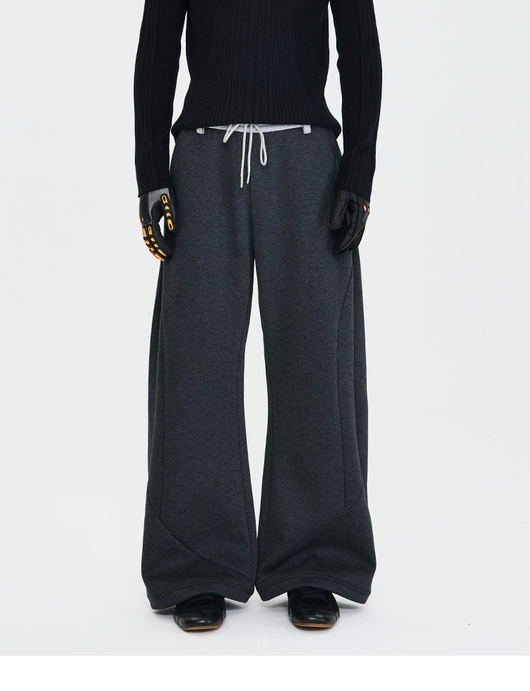 Color Block Oversized Sweatpants