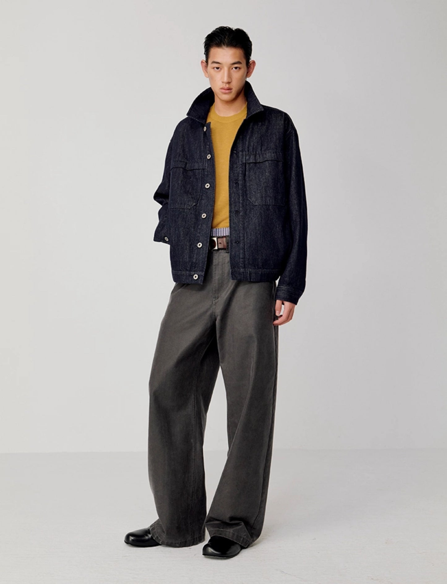 Wash Straight Casual Pants