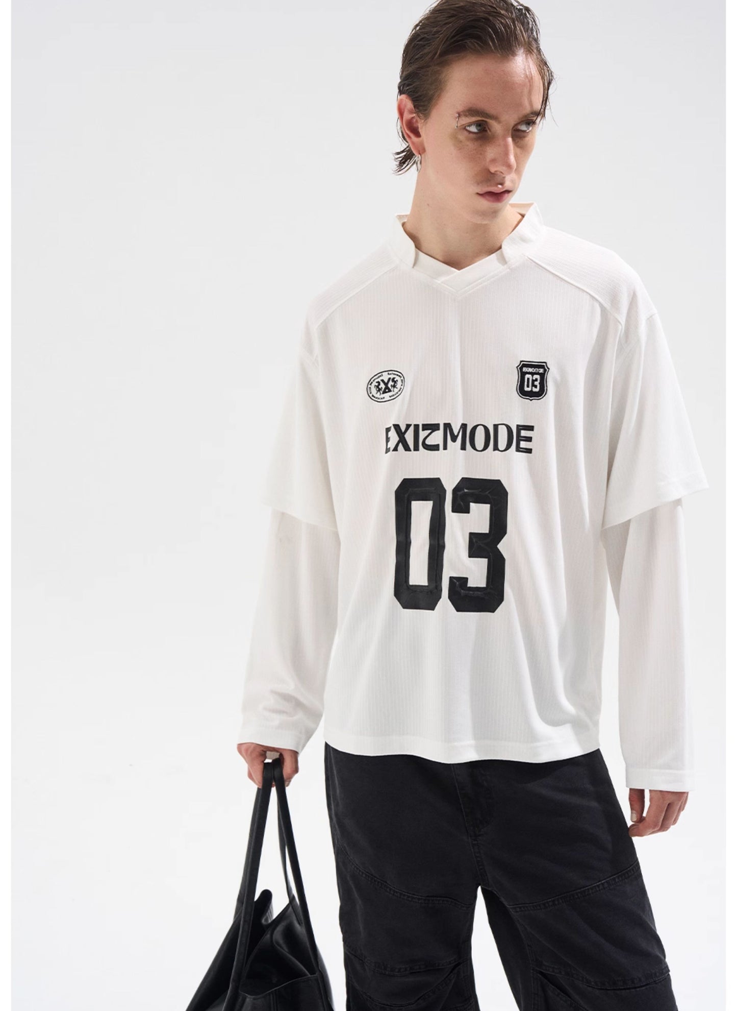 Fake Two-Piece Stripe T-Shirt