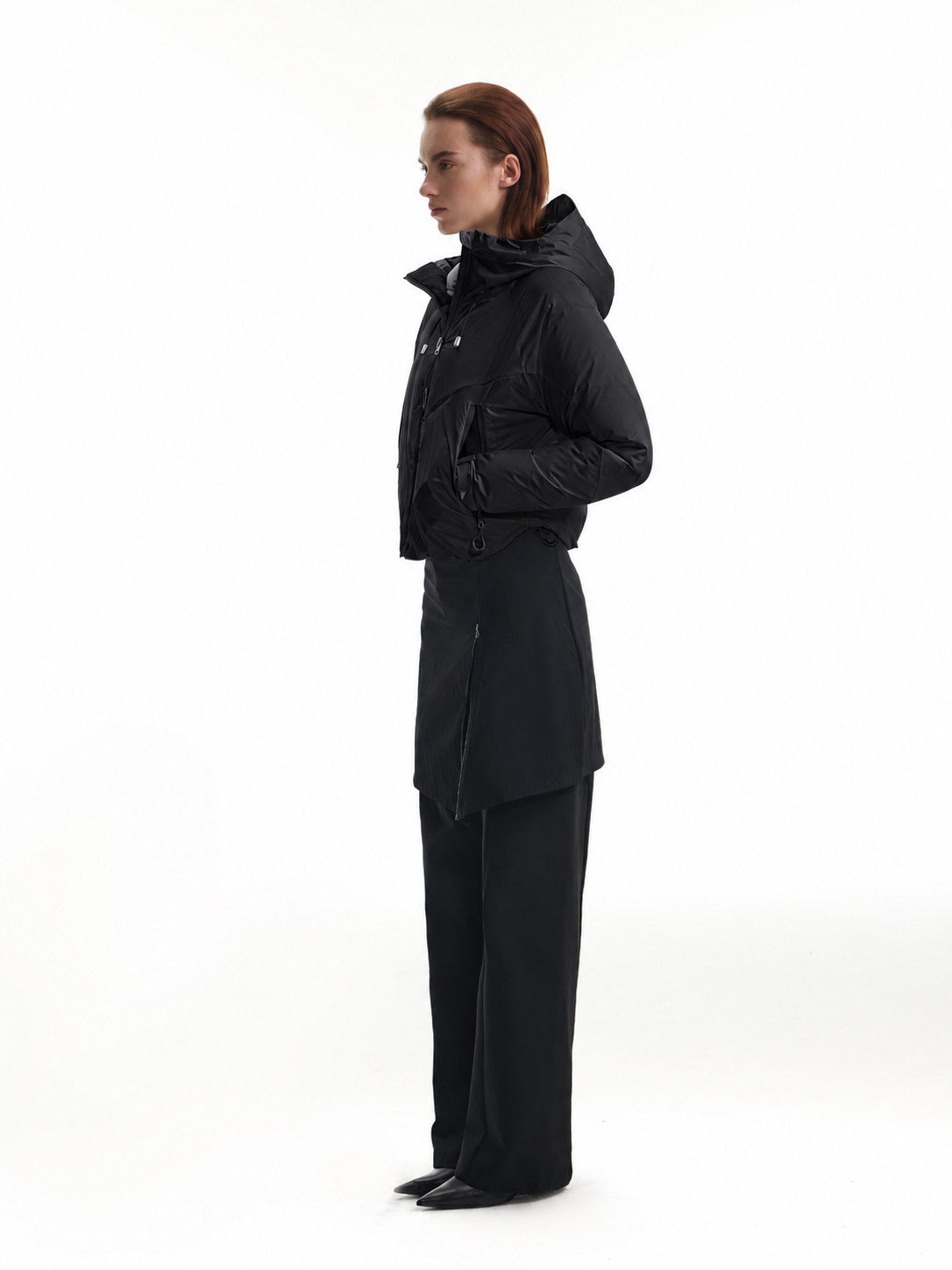 Short, Lightweight Down Jacket