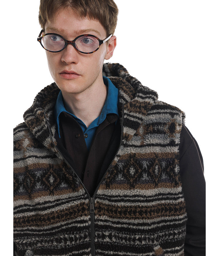 Fleece Hooded Vest