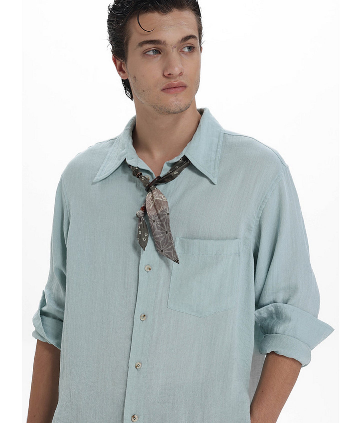 Relaxed Linen-Lyocell Blend Shirt