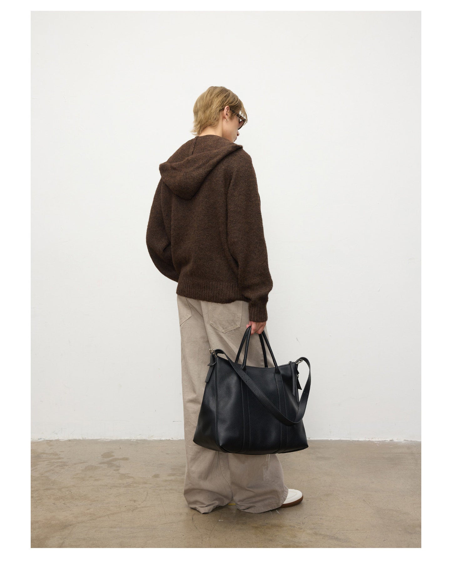 Mohair Hooded Cardigan