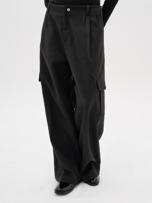 Double-Pocket Casual Pants