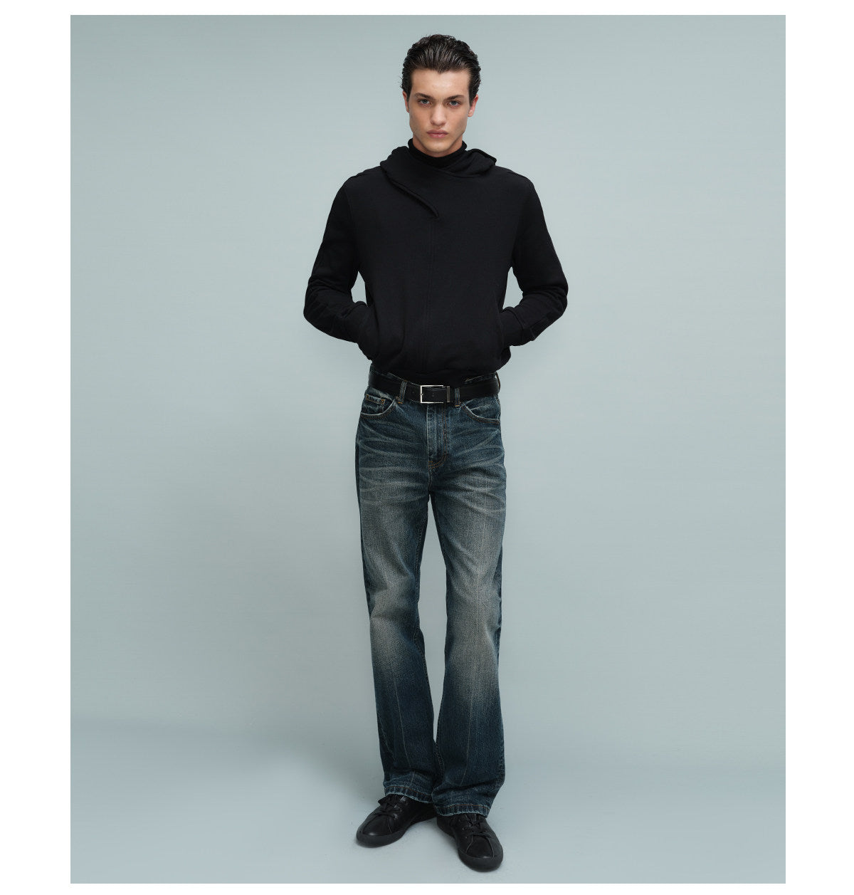 Deconstructed Hooded Sweatshirt