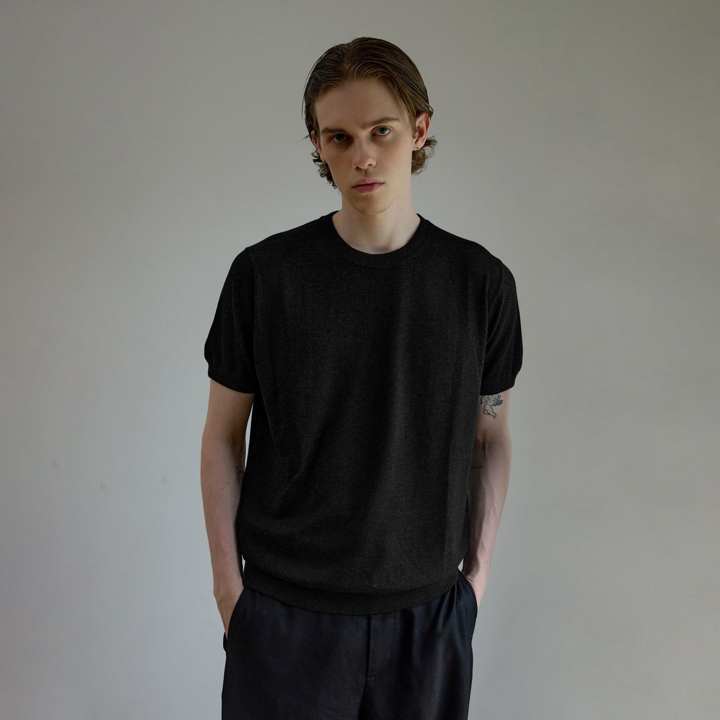 Slim crew neck T-shirt