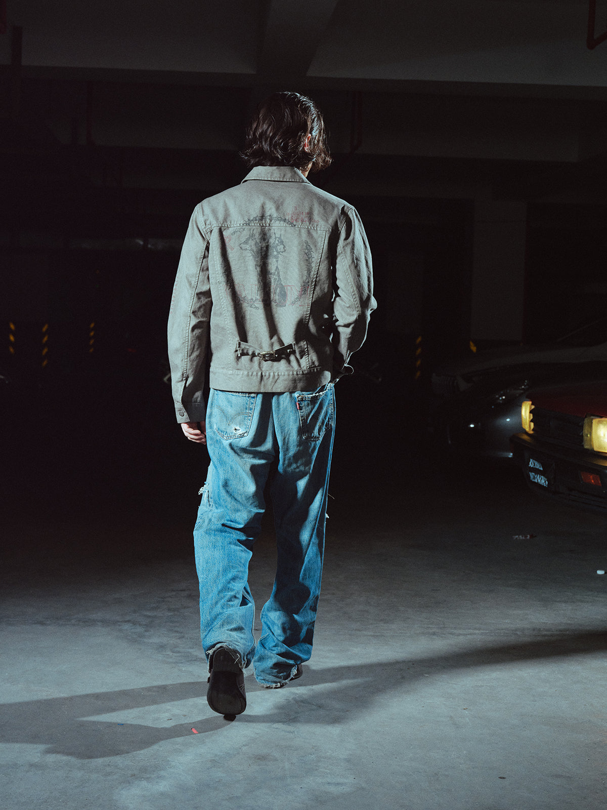 Printed Canvas Jacket