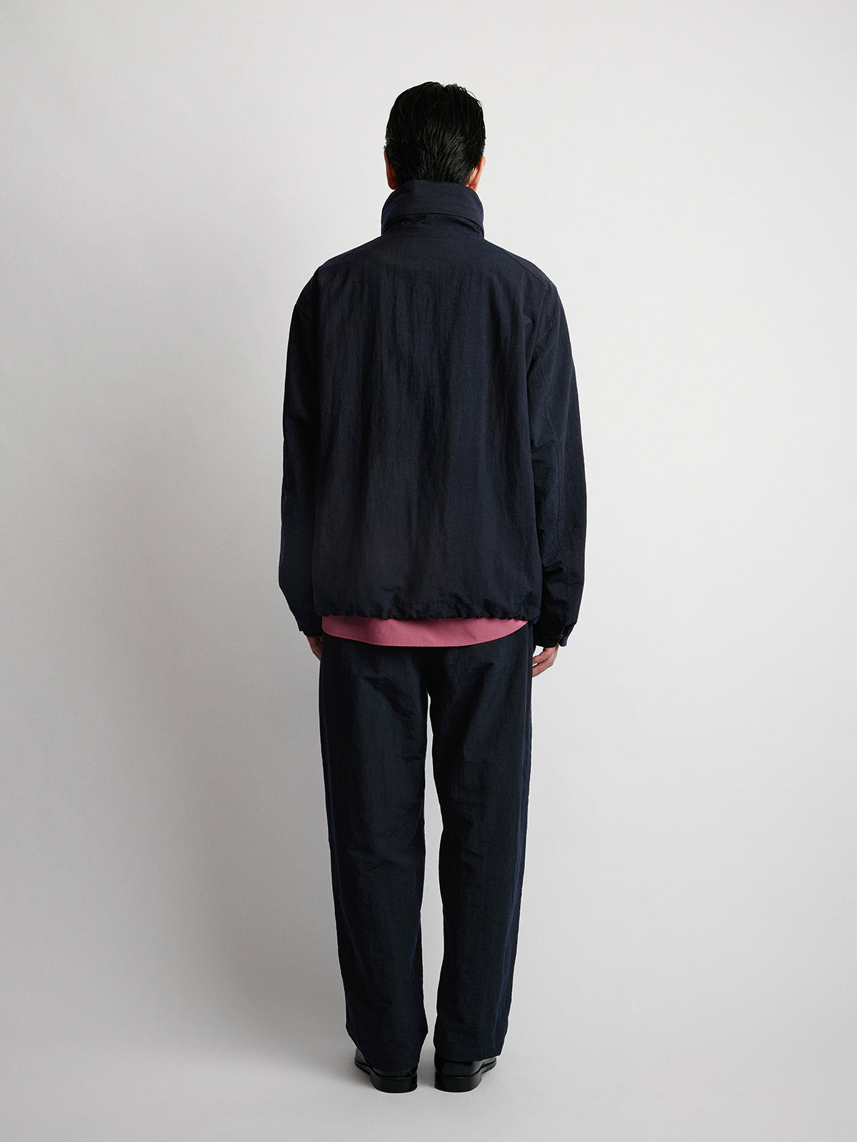 Stand Collar Hooded Jacket