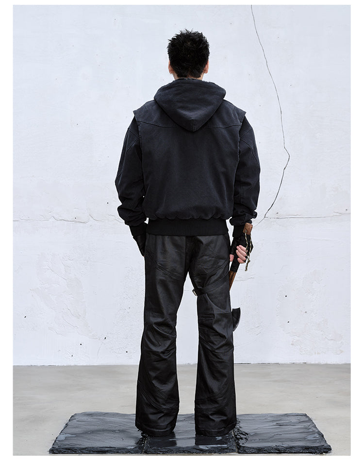 Heavy Canvas Mink Fur Jacket