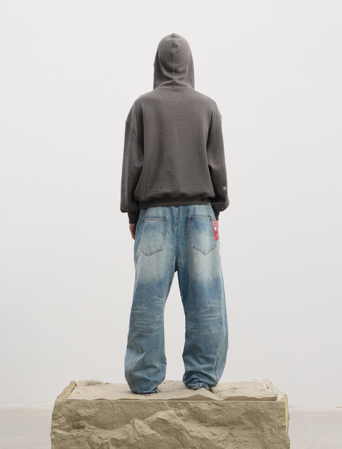 Heavy-Duty Distressed Jeans