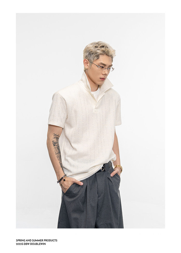 Faux Two-Piece Polo Shirt