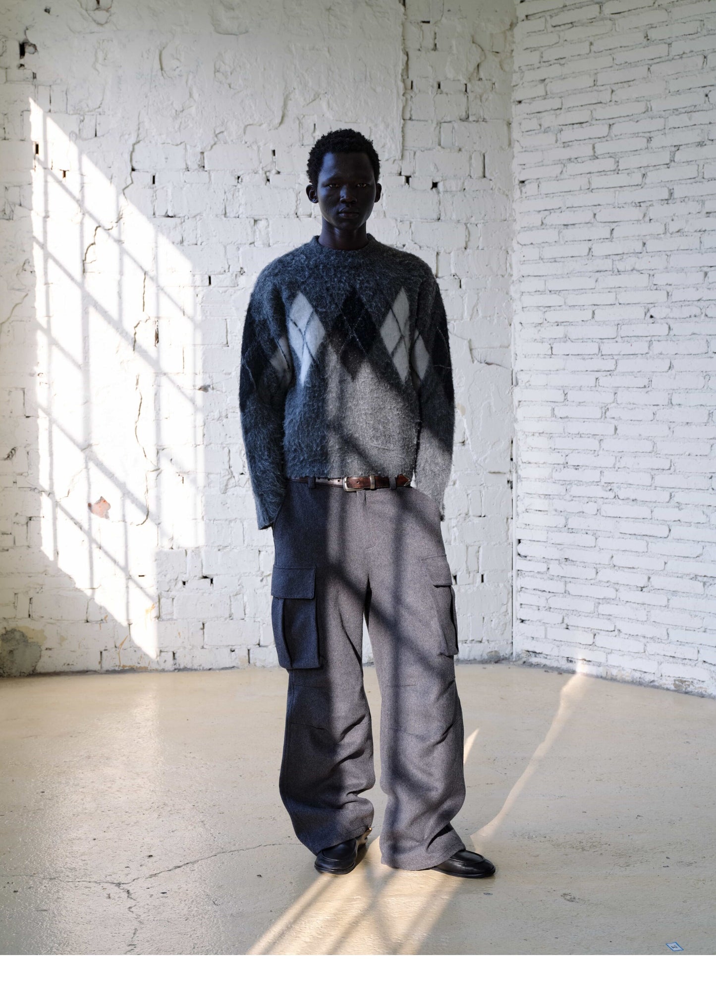 Wool-Blend Work Pants