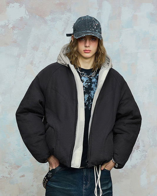 Reversible Hooded Down Jacket