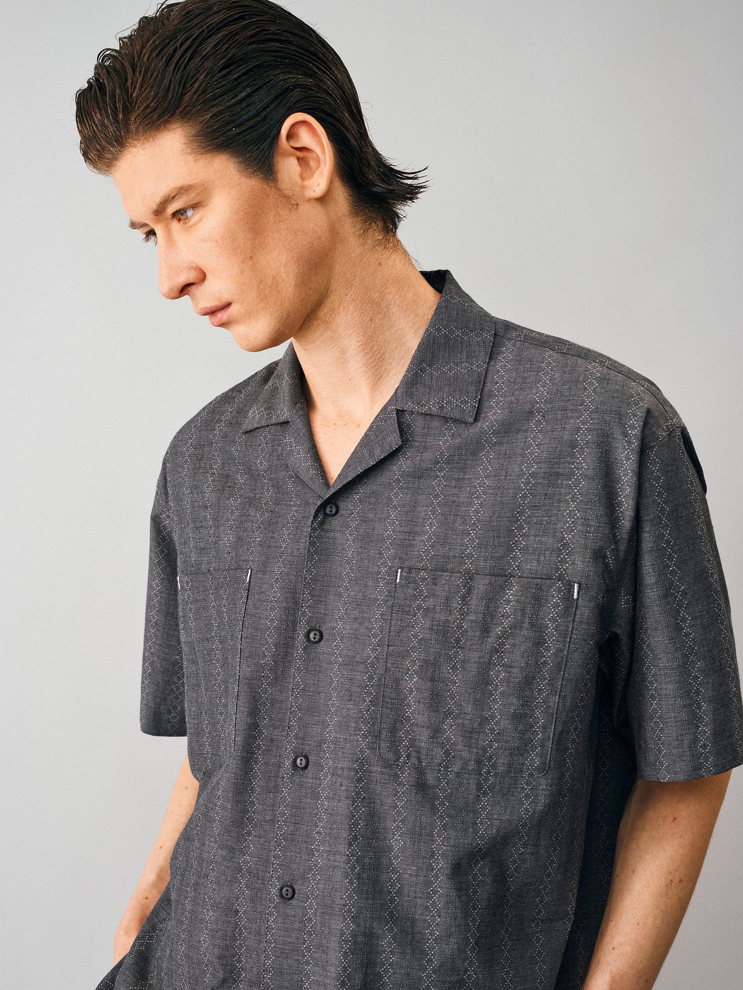 Hemp Cuban Collar Shirt