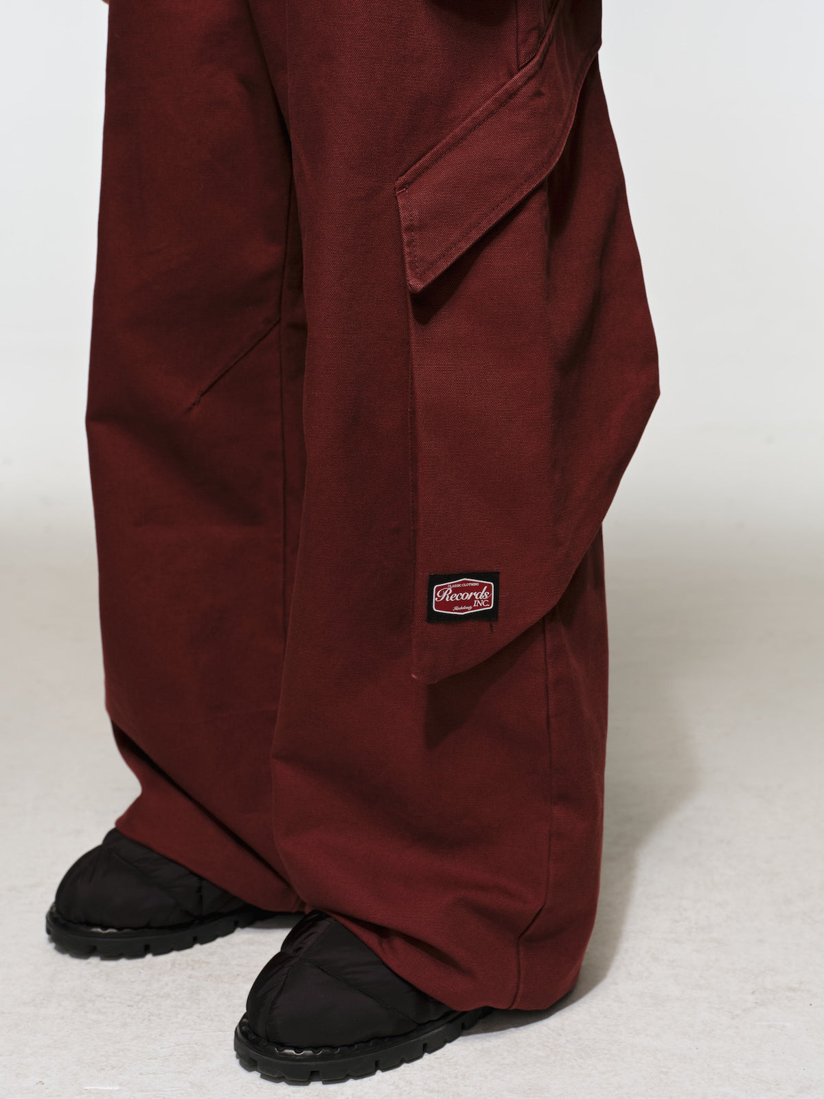 Wide-Leg Work Pants