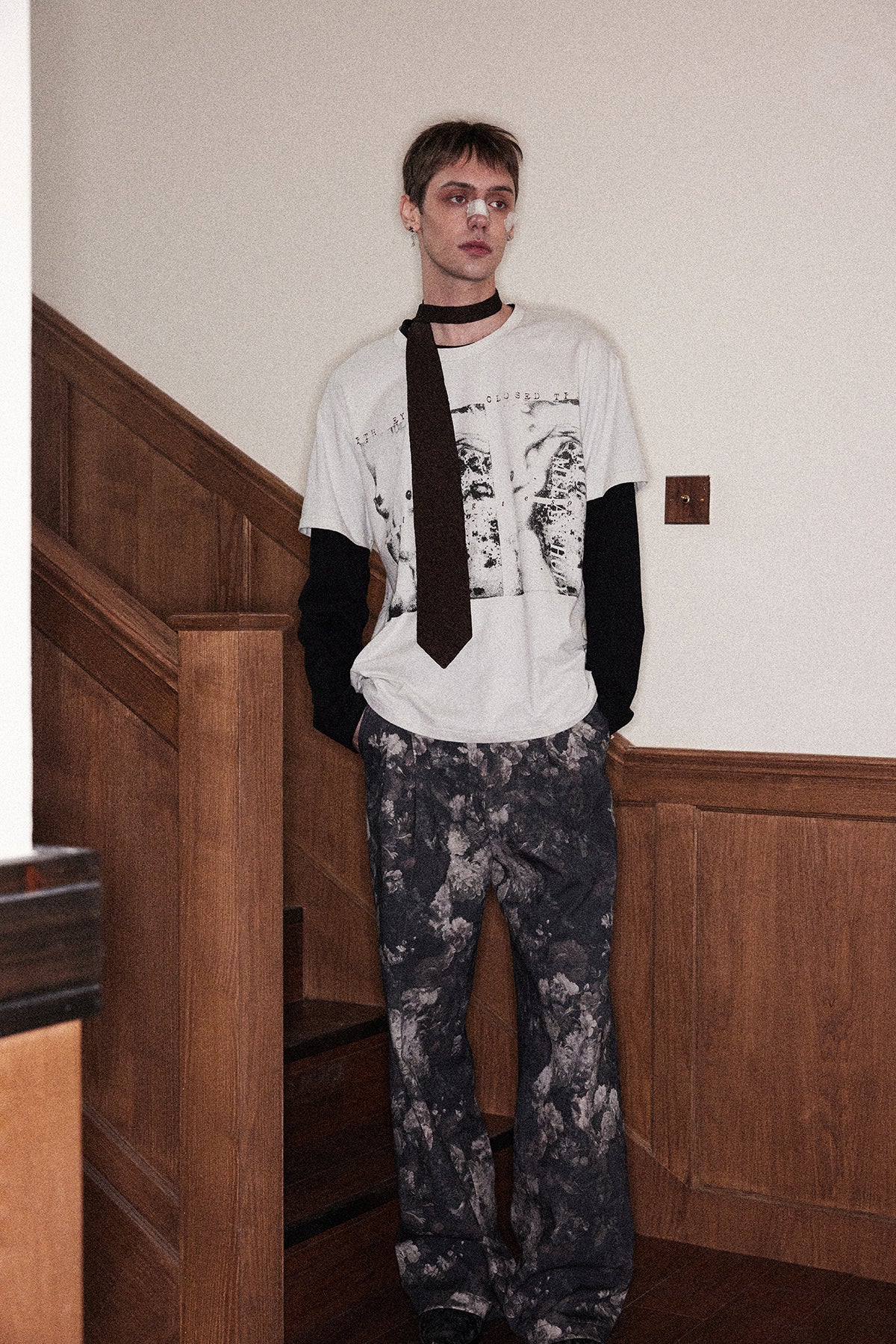 Faux Two-Piece T-Shirt