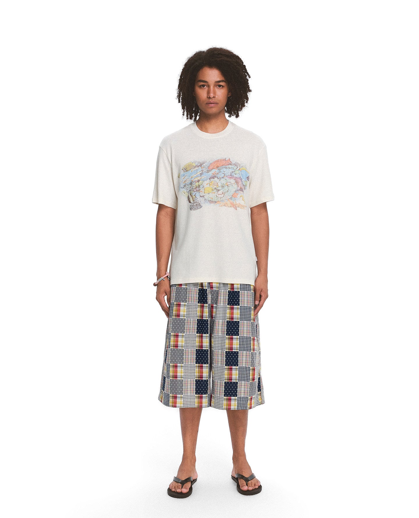 Retro-Style Digital Print T-Shirt