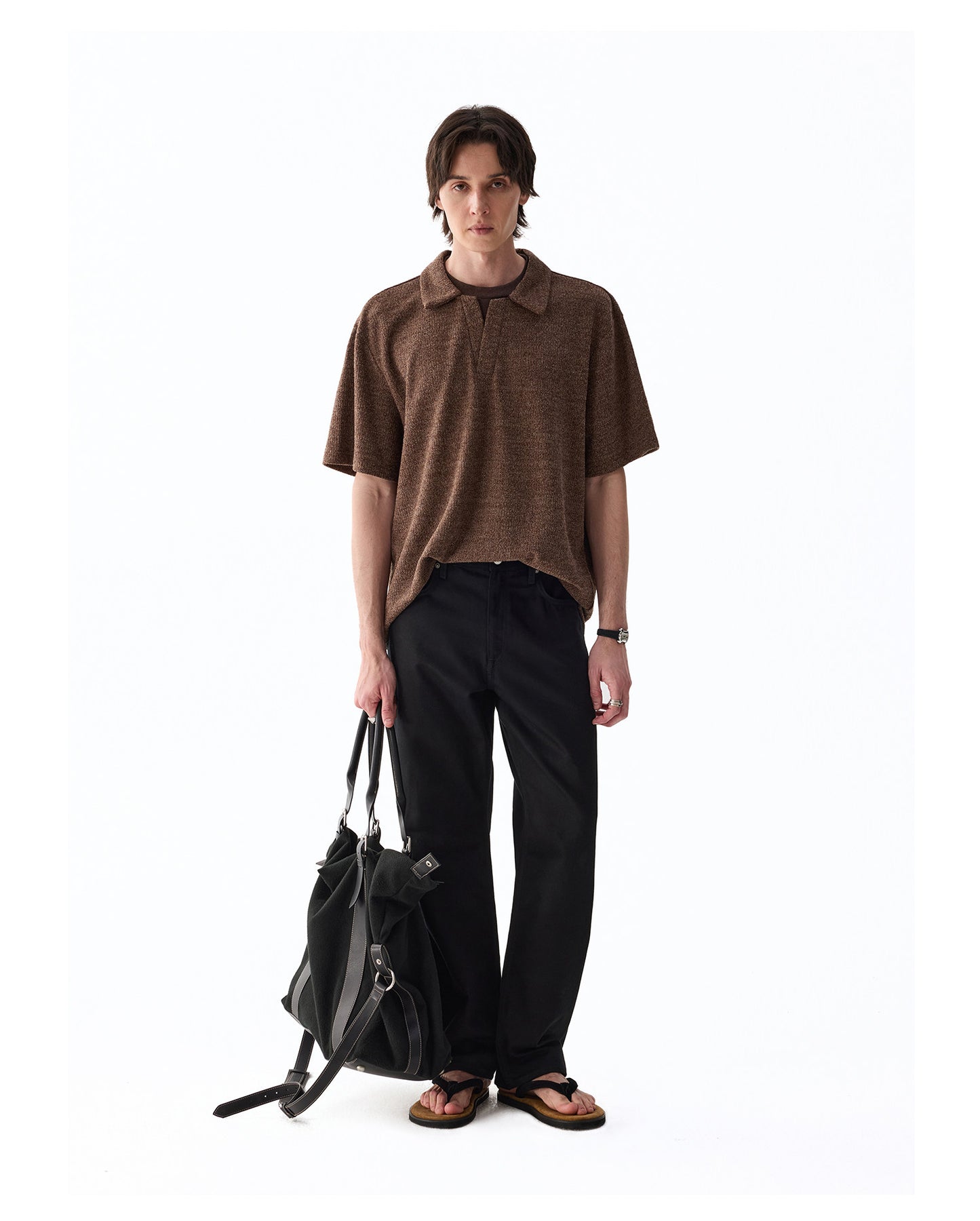 Faux Two-Piece Polo Shirt