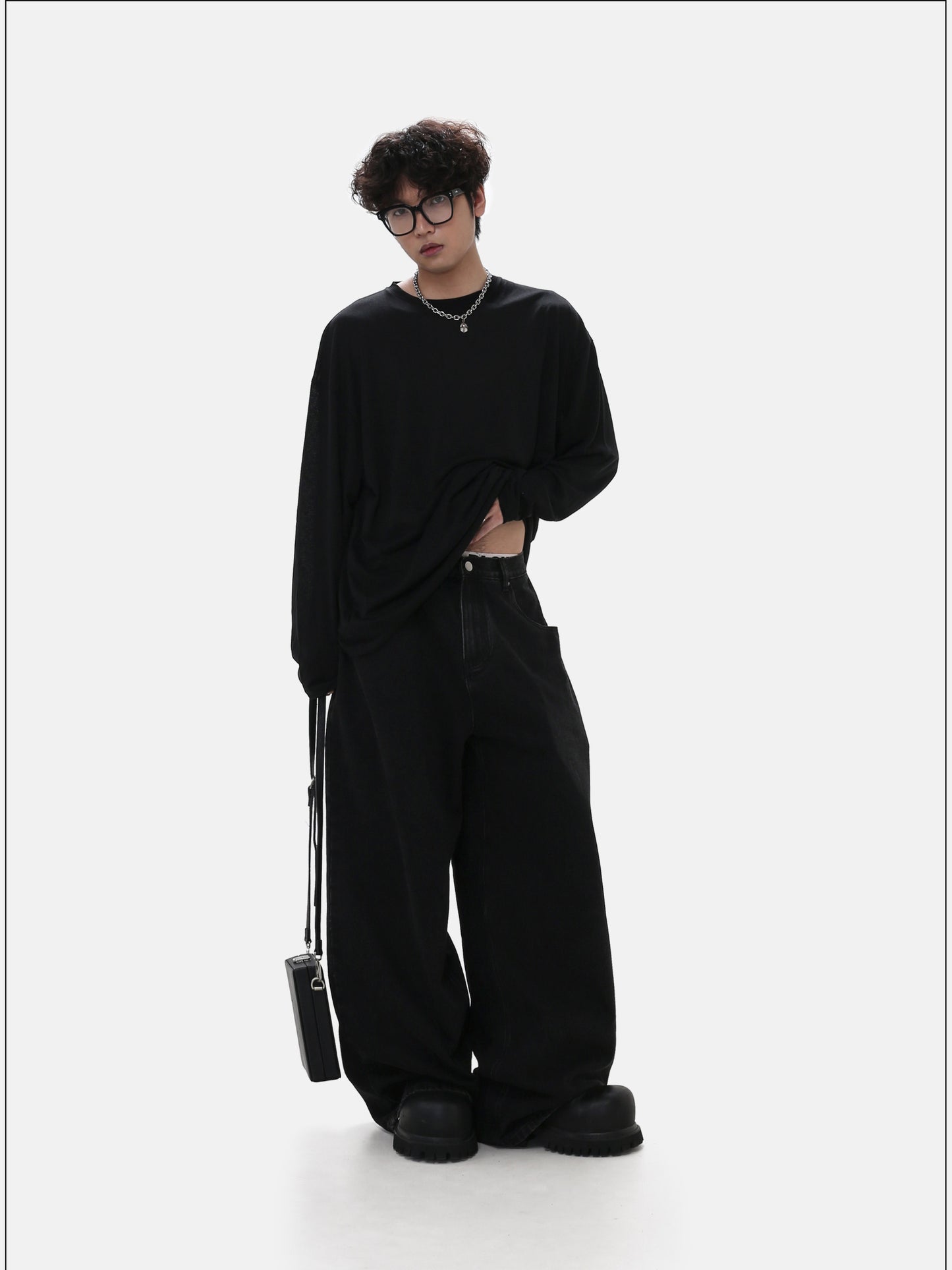 루즈핏 무지 티셔츠