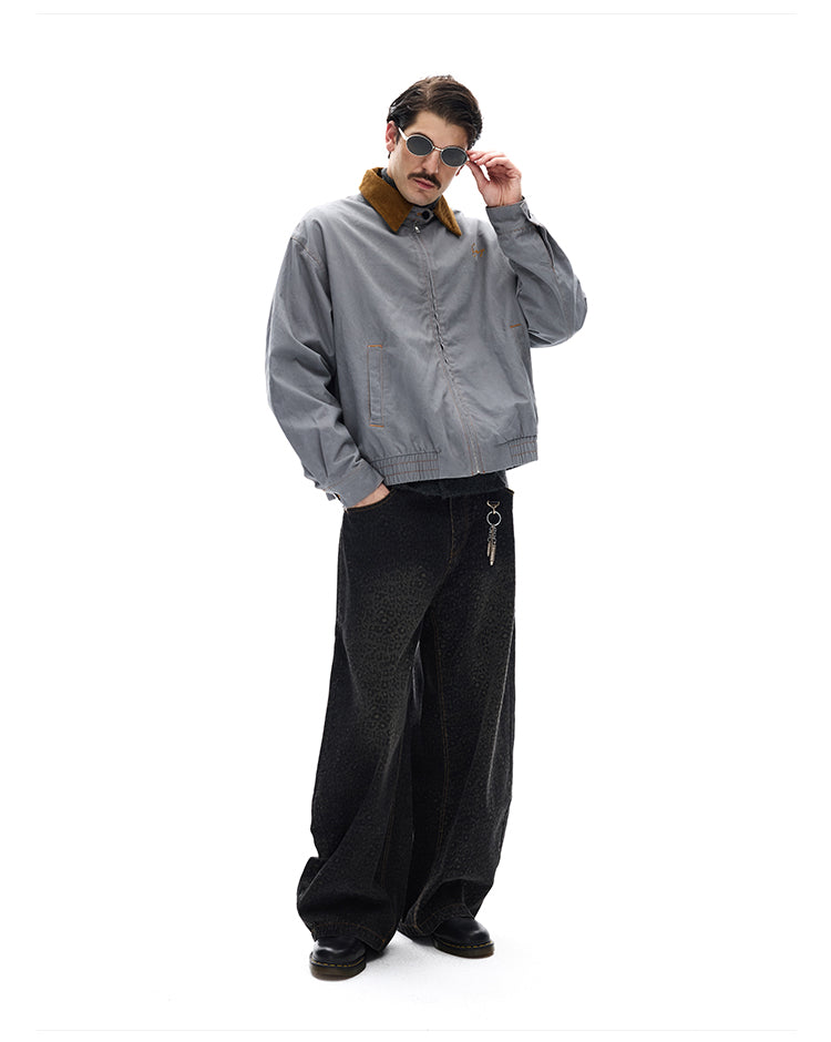 Corduroy Lapel Work Jacket