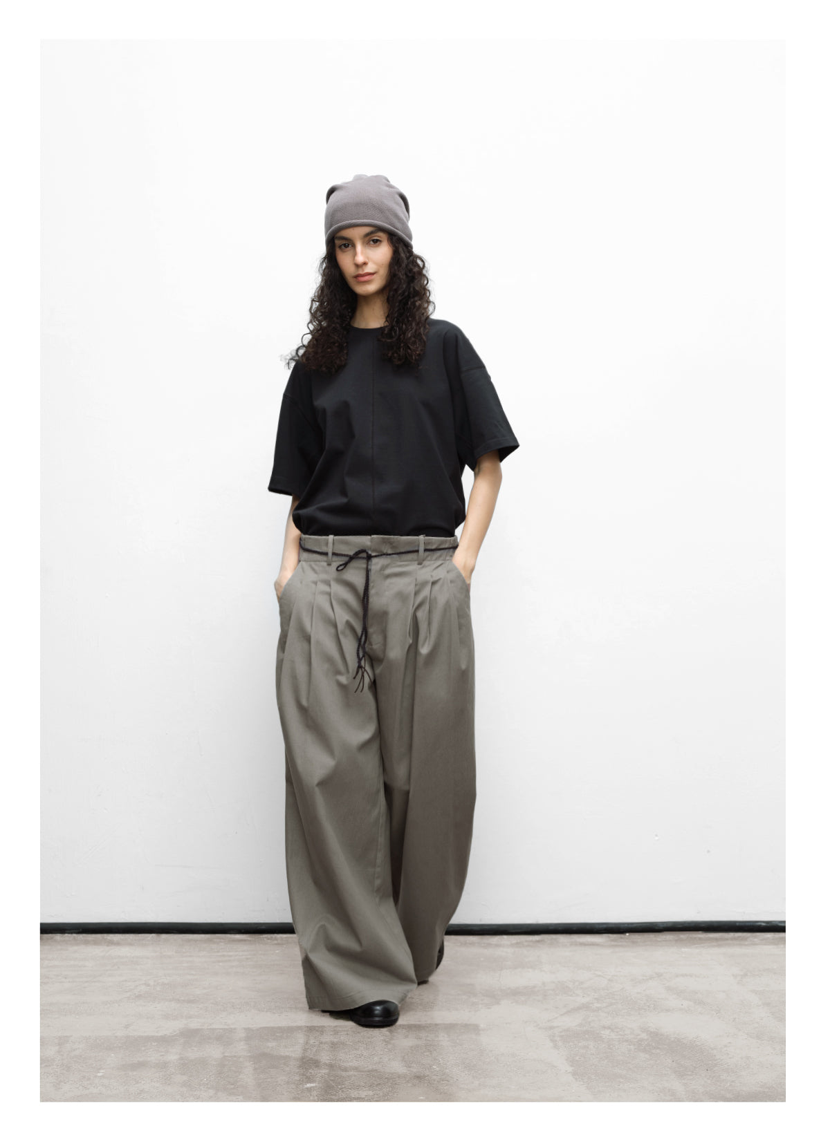 Elastic Waist Casual Pants