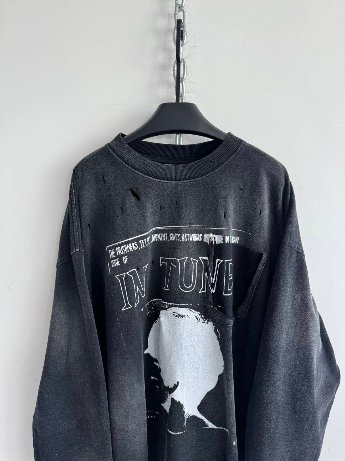 Water-Washed Print T-Shirt