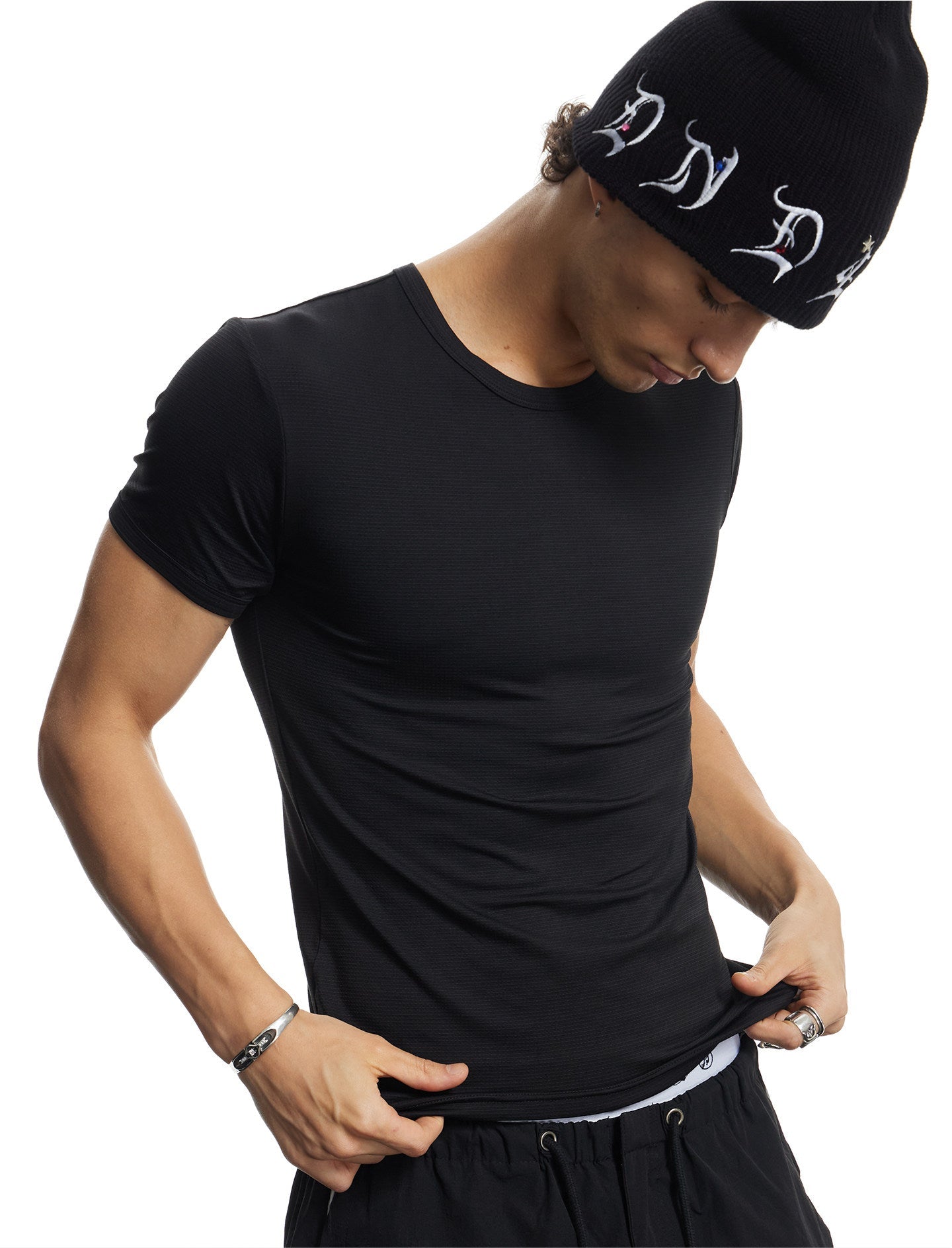 Basic Slim-Fit Round-Neck T-Shirt