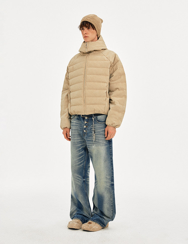 Casual Down Jacket with Hood