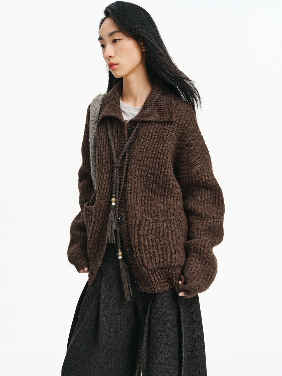 Collar Knit Cardigan