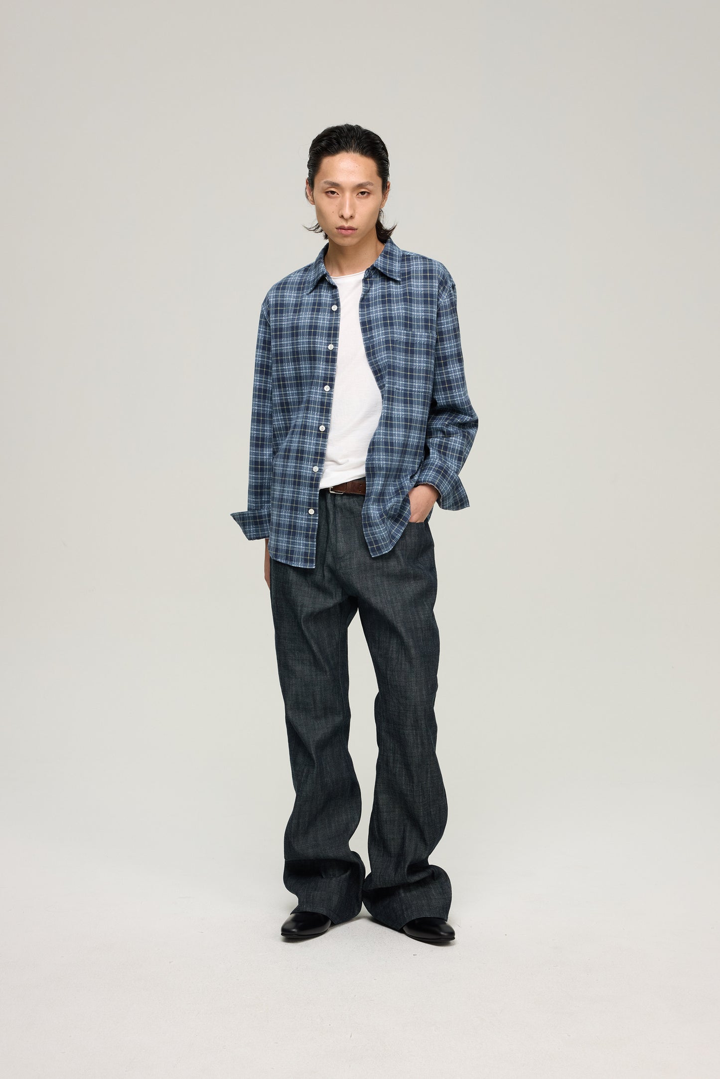 Faux flannel shirt