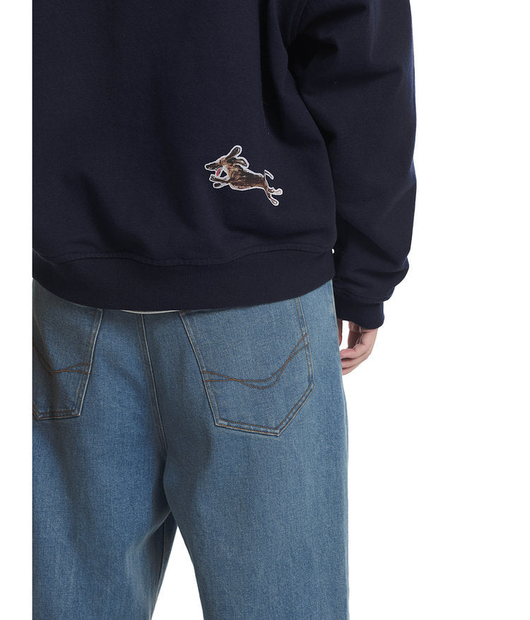 Printed Fleece Hoodie