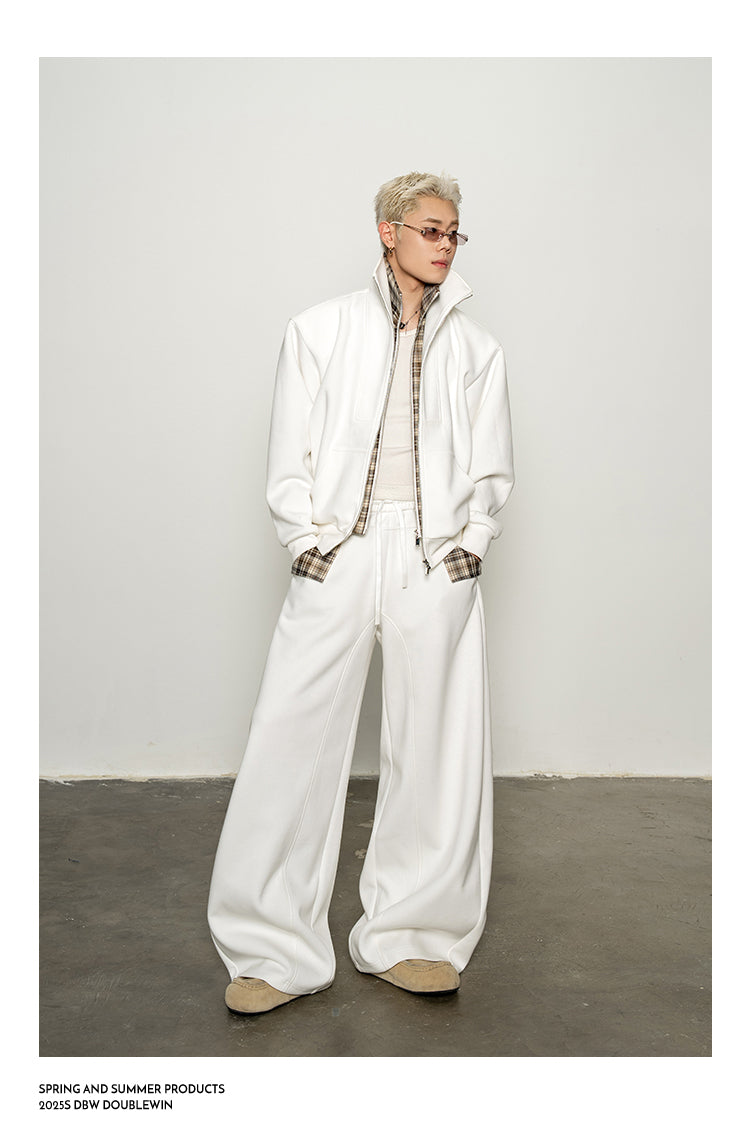 Turn-up Pocket Casual Pants