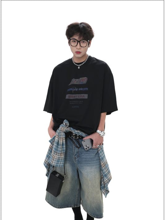 Old Burst Print T-Shirt