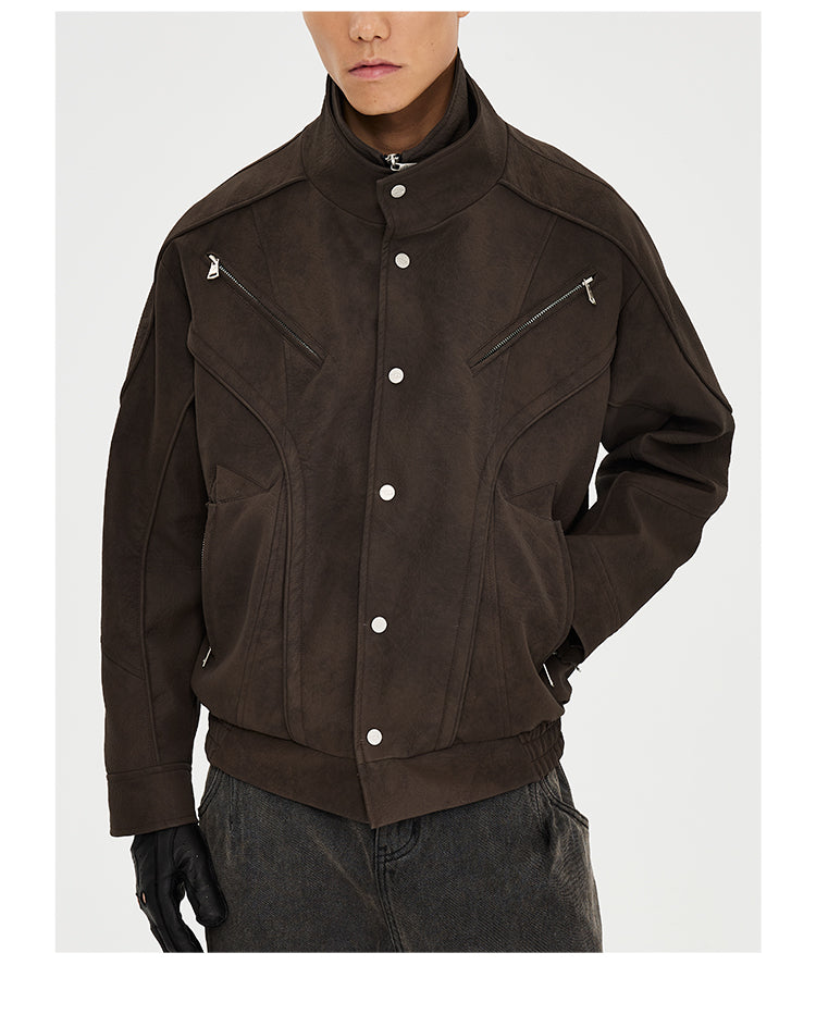 Unique Lapel Hunting Jacket