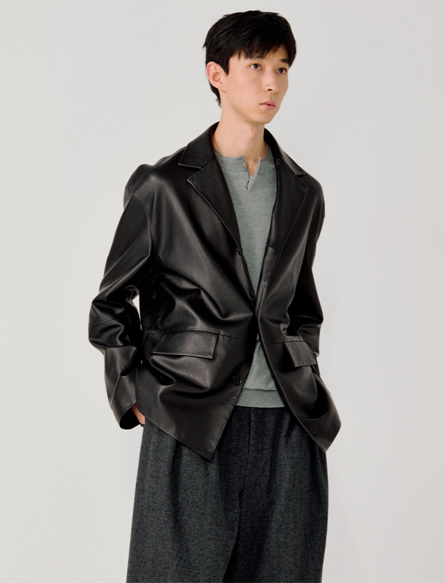 Vintage Eco Leather Jacket