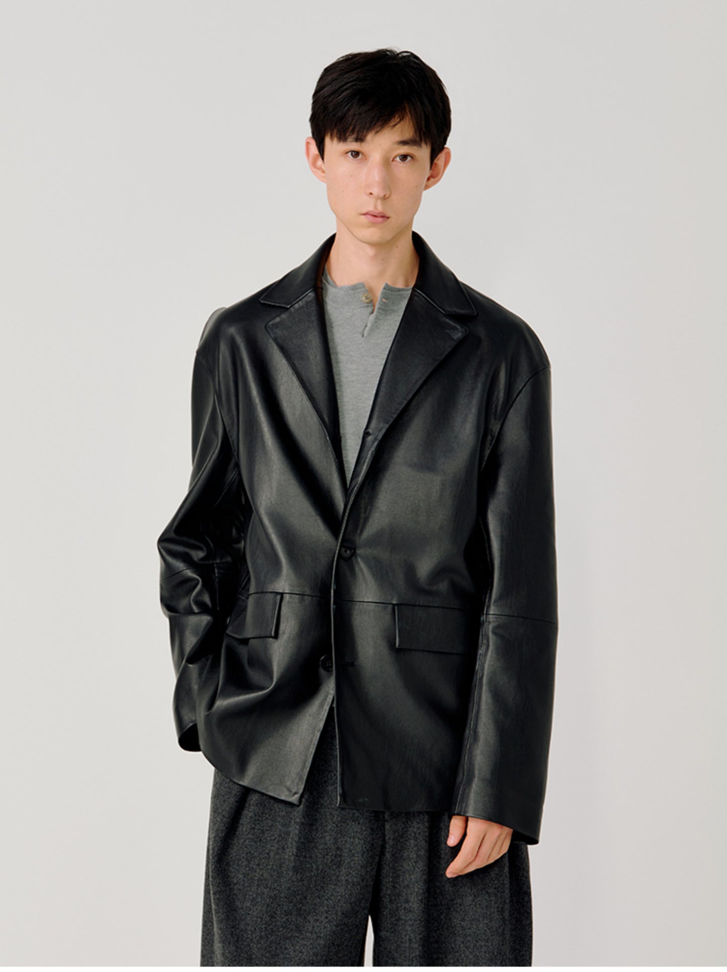 Vintage Eco Leather Jacket