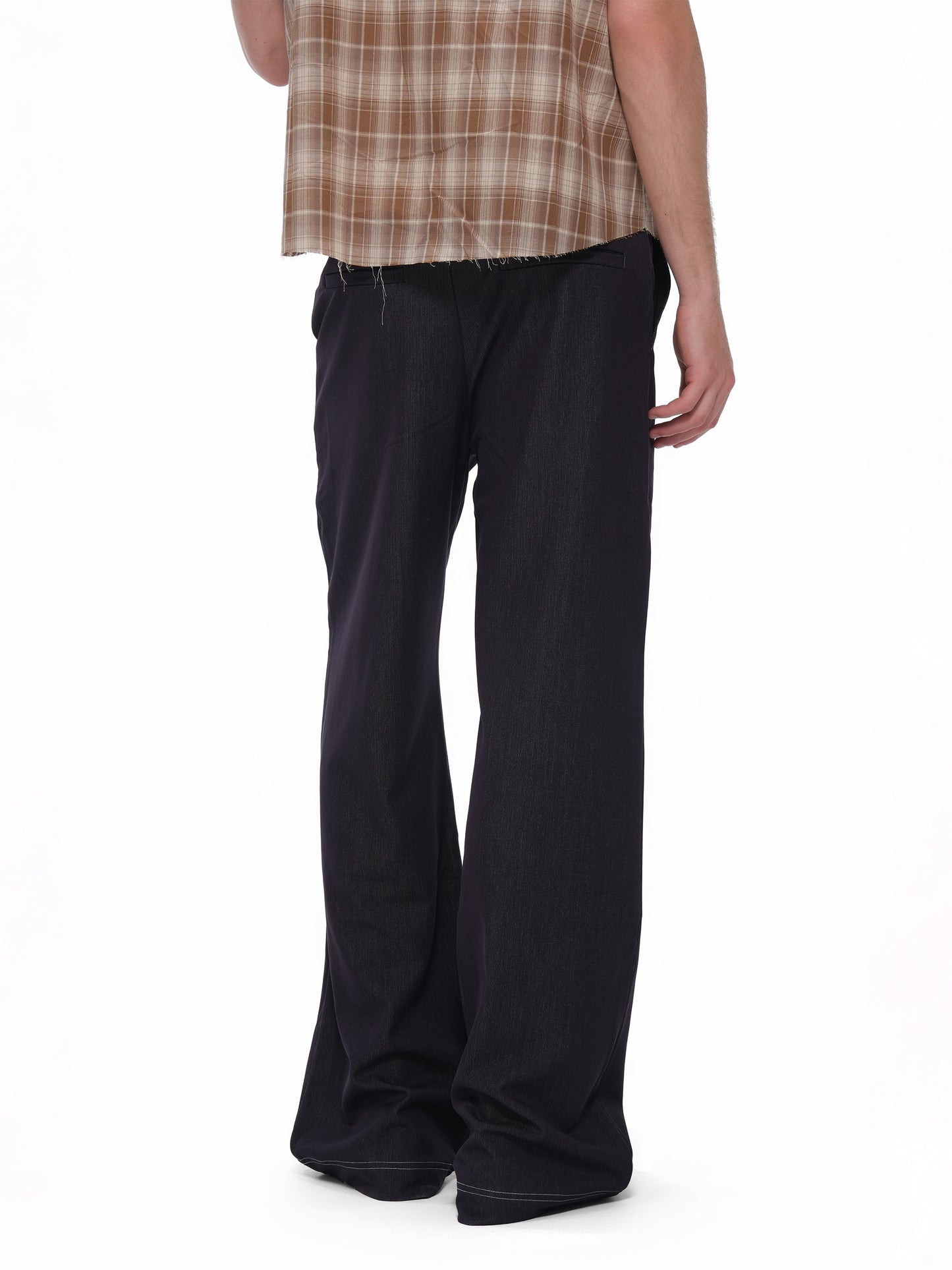 Slightly flared denim pants