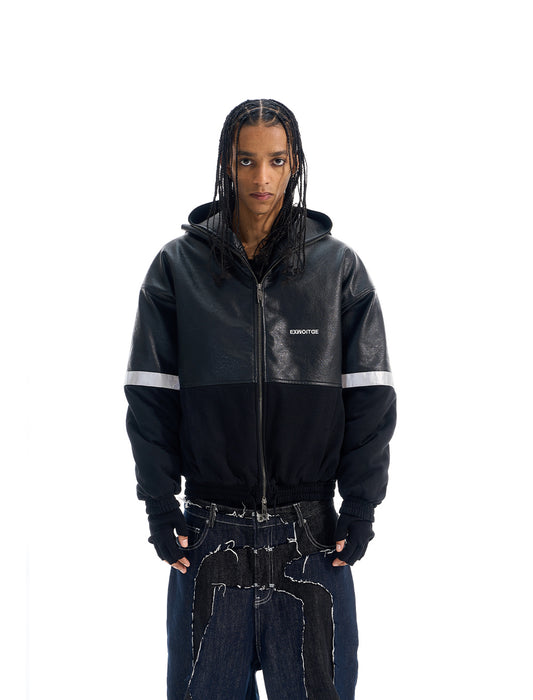 Reflector Leather Jacket