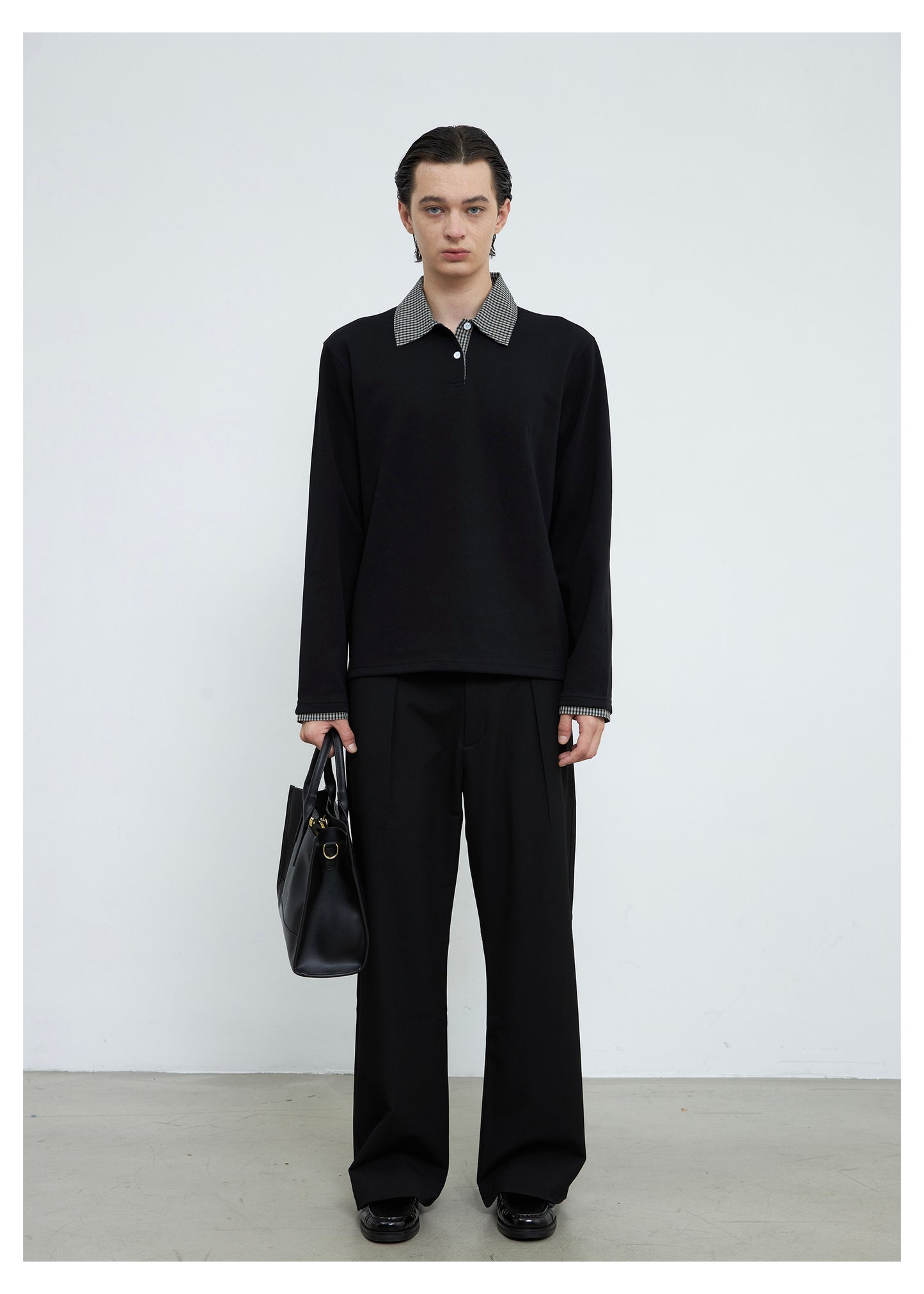 3D Pleated A-Line Casual Pants