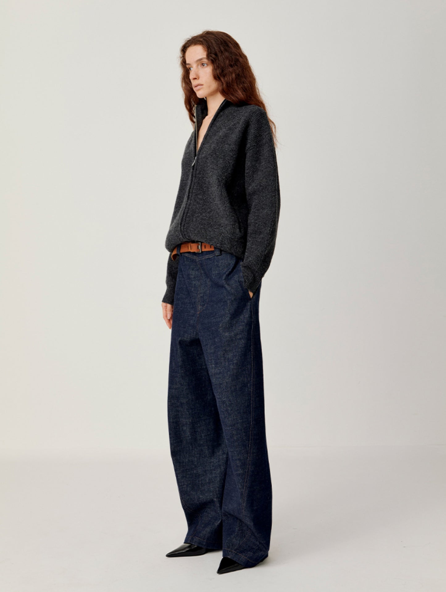 Double Zipper Cardigan