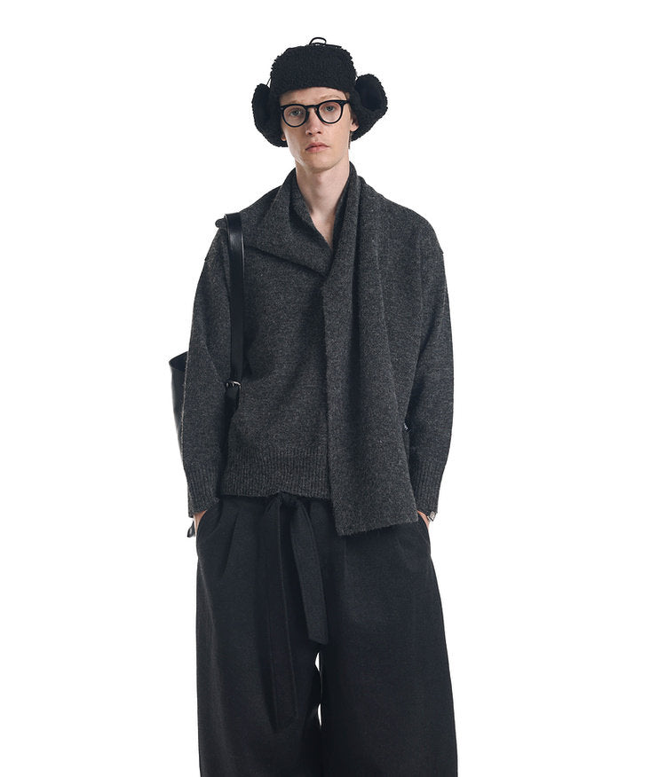 Pullover Scarf Sweater