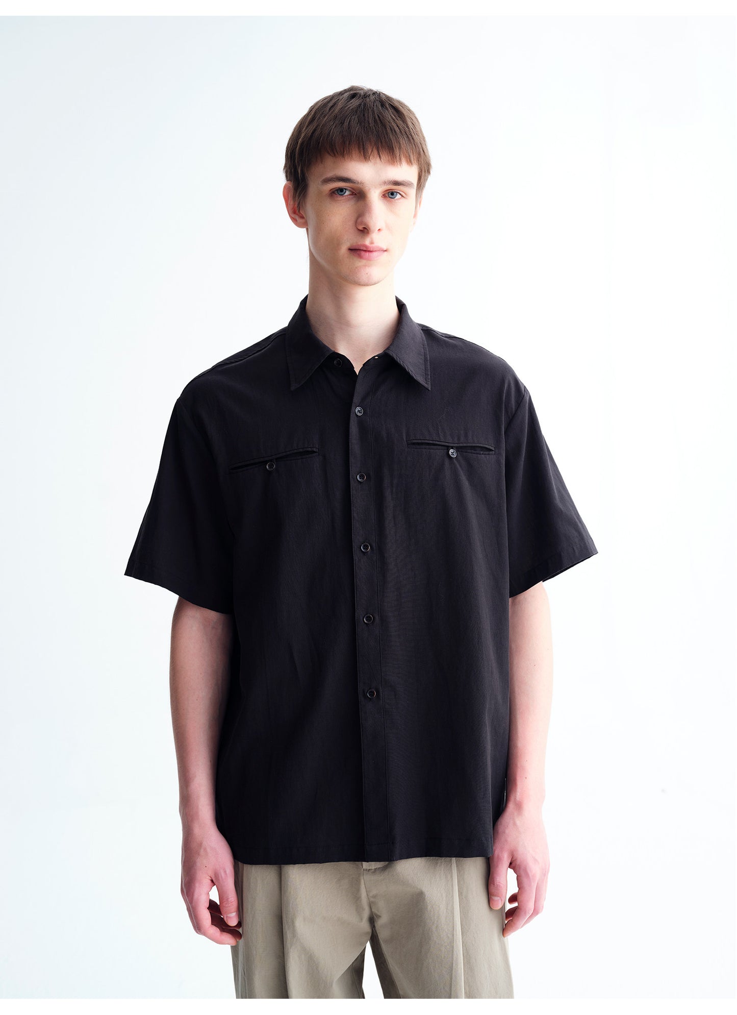 Shirt with Chest Pocket Design