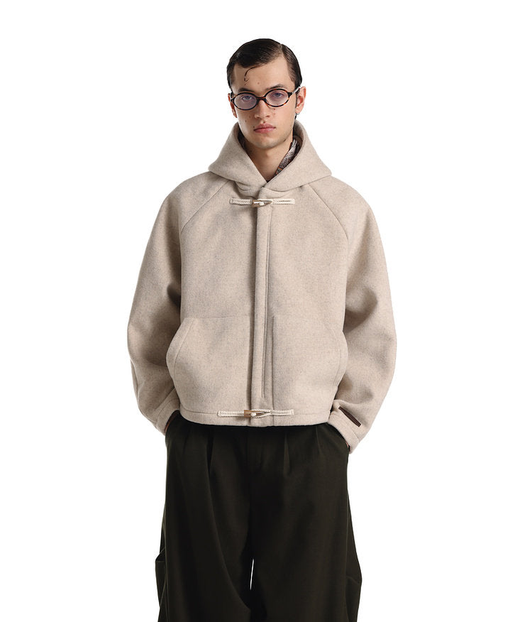 Short-length oversized jacket